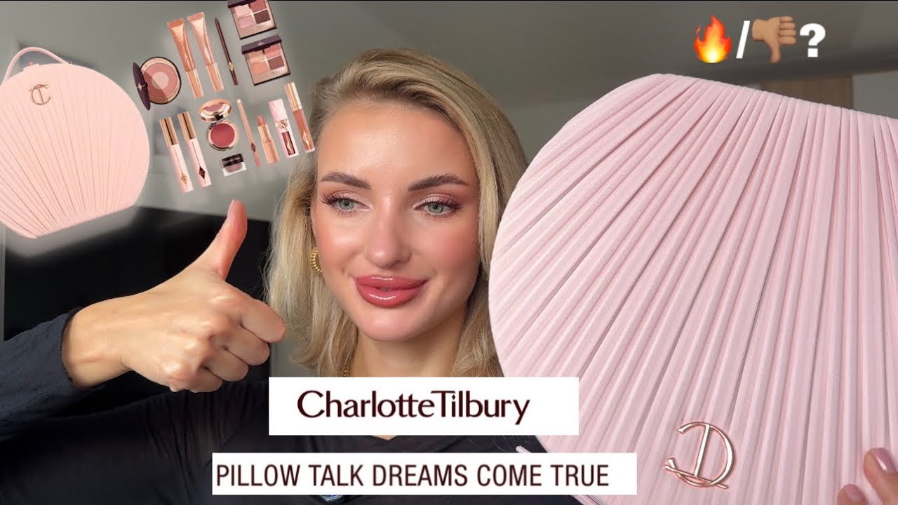 Розпаковка charlotte tilbury pillow talk dreams come true😍 мій перший новорічний набір 🥰