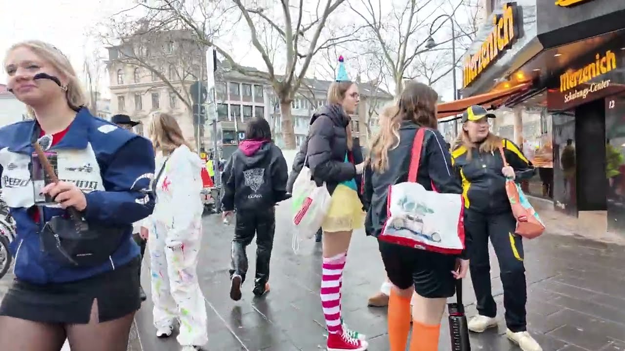 Südstadtjeck – Chlodwigplatz beim Kölner Karneval am Samstag in 4K – Das Original