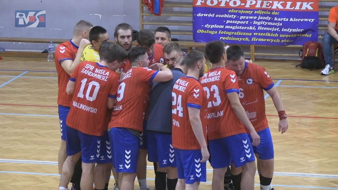 SPR WISŁA SANDOMIERZ - SMS ZPRP II KIELCE 31:26 (14:16) - FRAGMENTY MECZU I KOMENTARZE