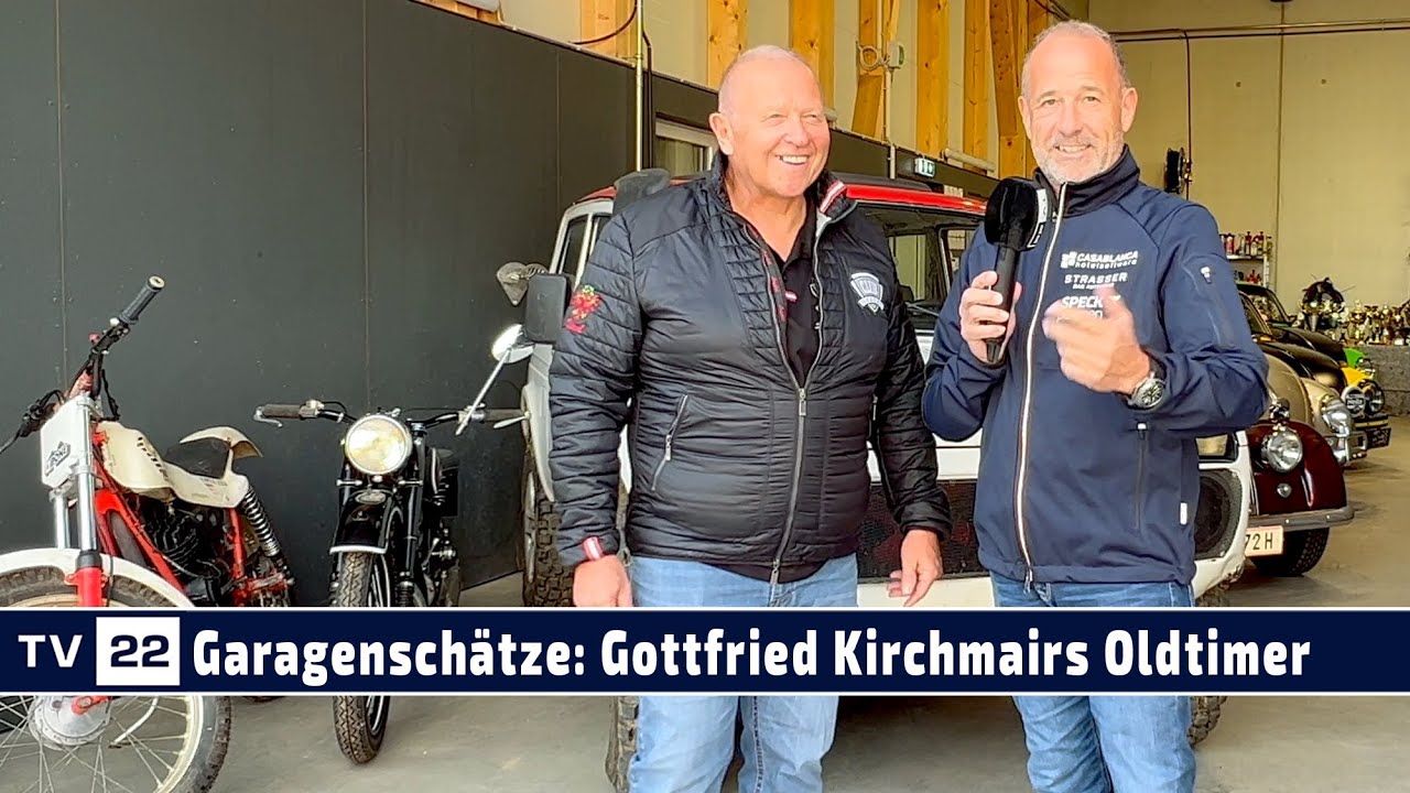 Garagenschätze: Gottfried Kirchmair hat eine bunt gemischte Garage mit Lada, Morgan und VW Käfer