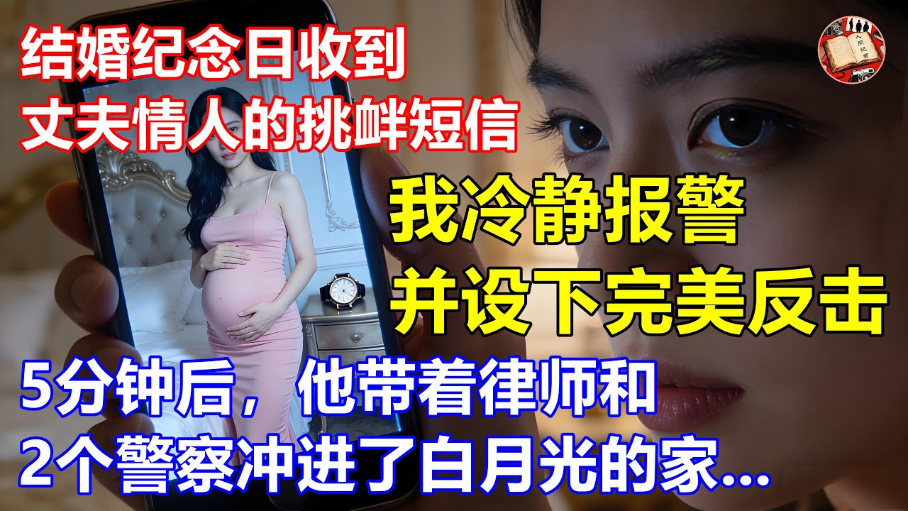 结婚纪念日收到丈夫情人的挑衅短信，我冷静报警并设下完美反击，我要亲眼看他如何亲手打碎自己编织了三年的谎言。#故事頻道 #民间故事  #故事分享 #熱門  #懸疑故事