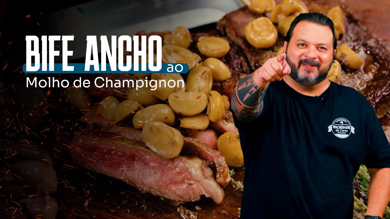Bife Ancho ao molho de Champignon | Sociedade da Carne