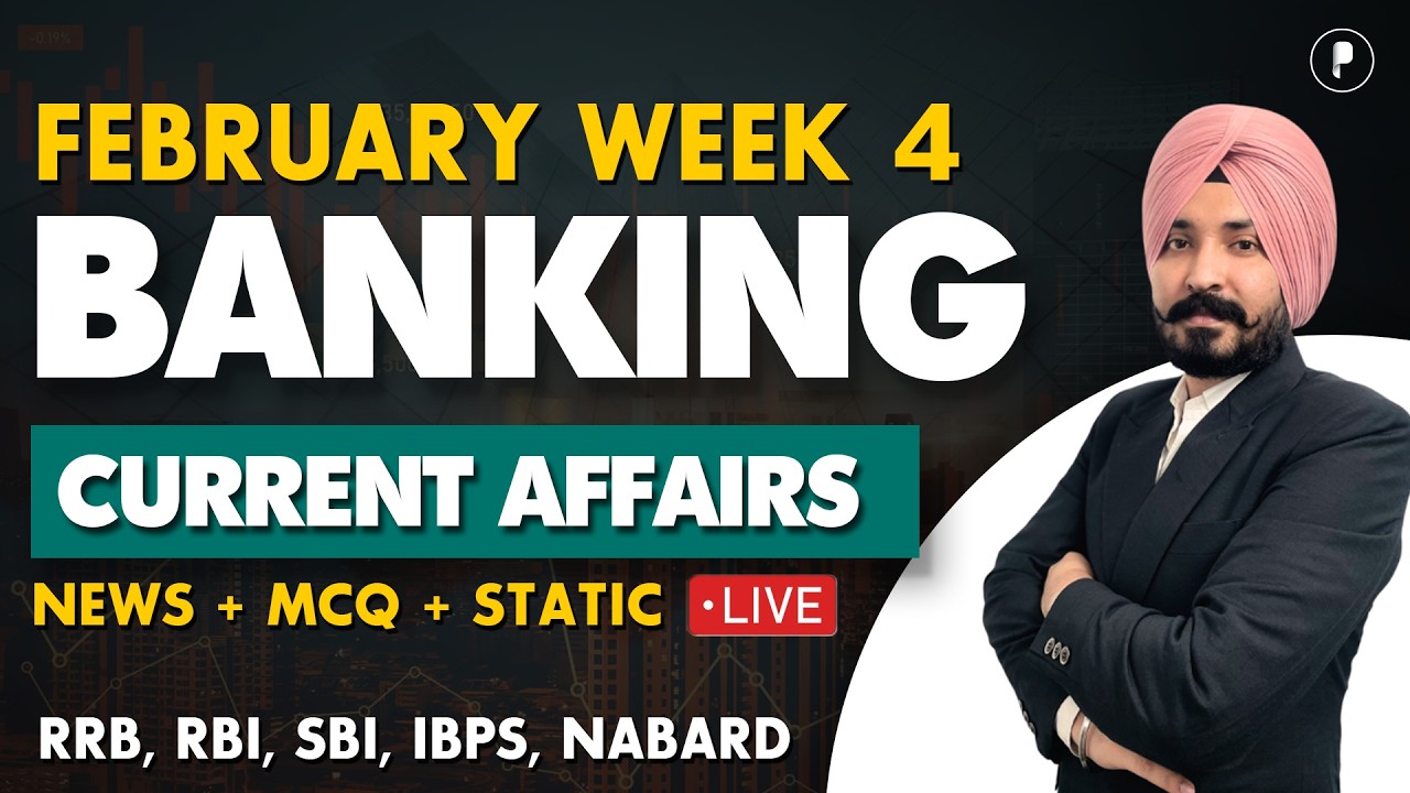 Weekly Banking Current Affairs | February Week 4 | Parcham Classes