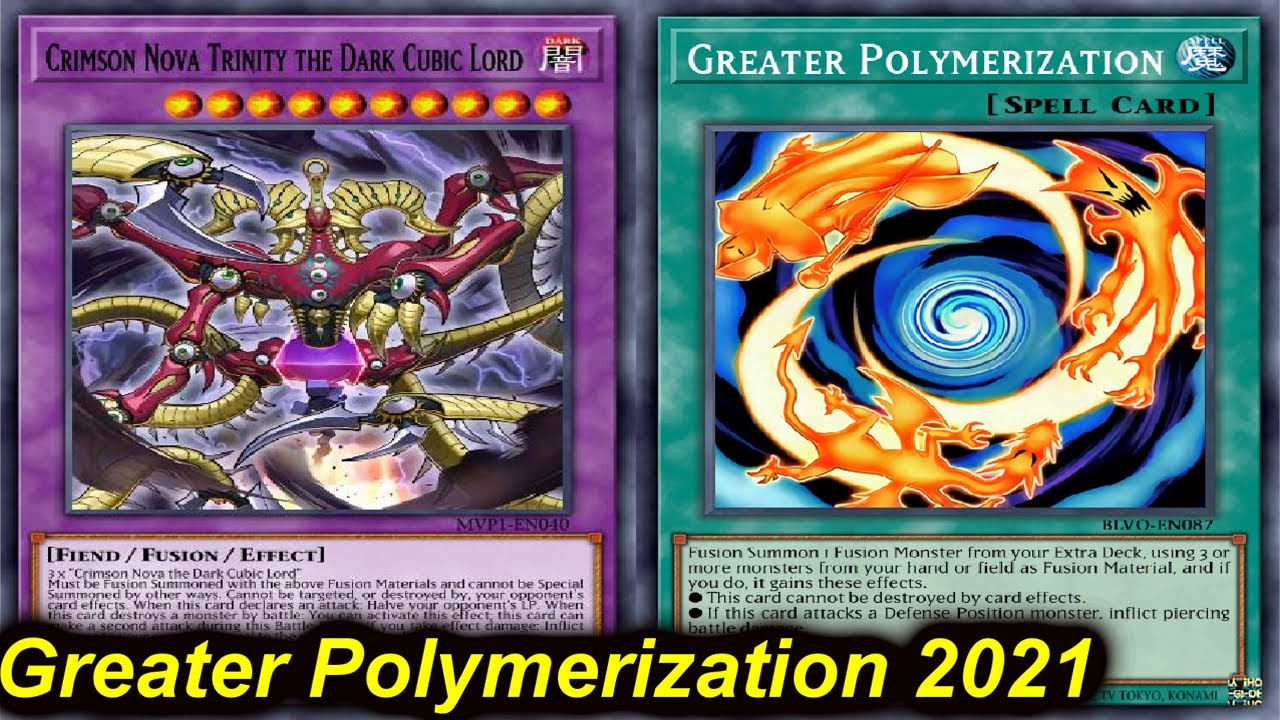 【YGOPRO】CUBIC TRINITY GREATER POLUMERIZATION DECK 2021