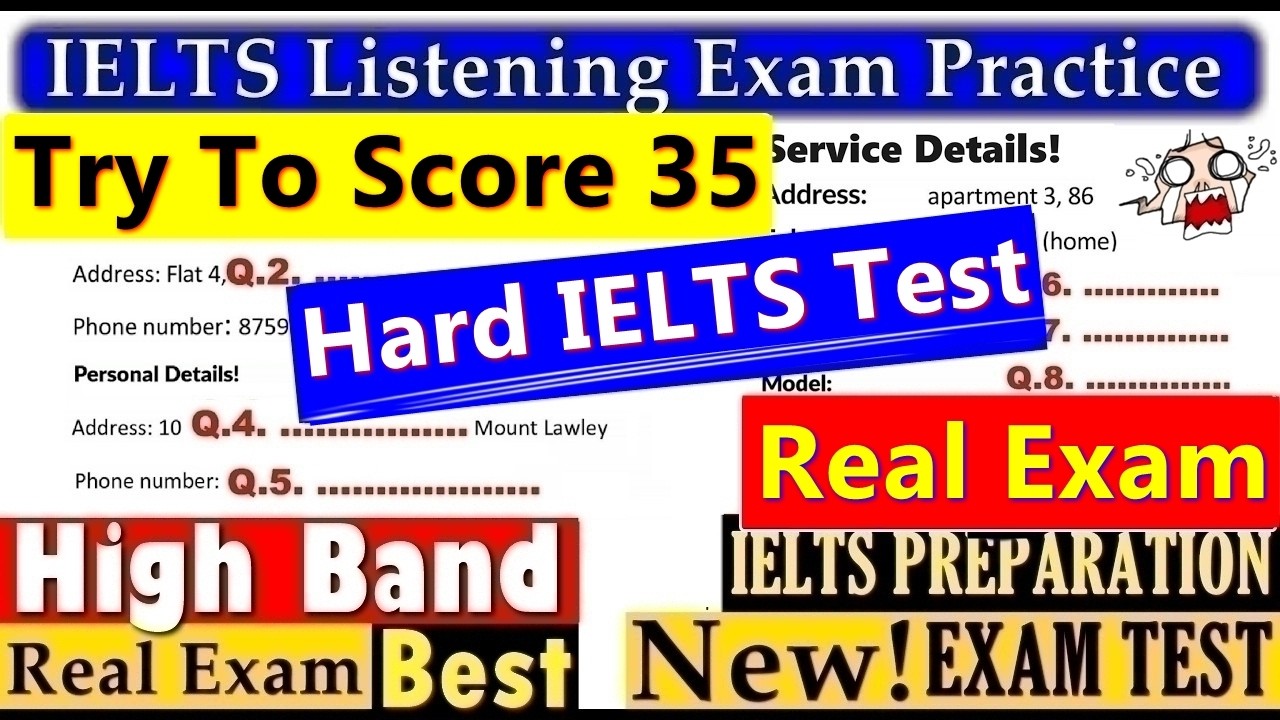 IELTS LISTENING PRACTICE TEST 2026 WITH ANSWERS | 08.08.2026