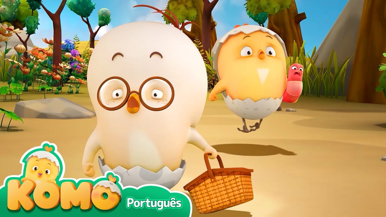 Yum Yum Wooba | 4 episódios | Pat a Pat Como | Aventura divertida | Aprenda a ter coragem