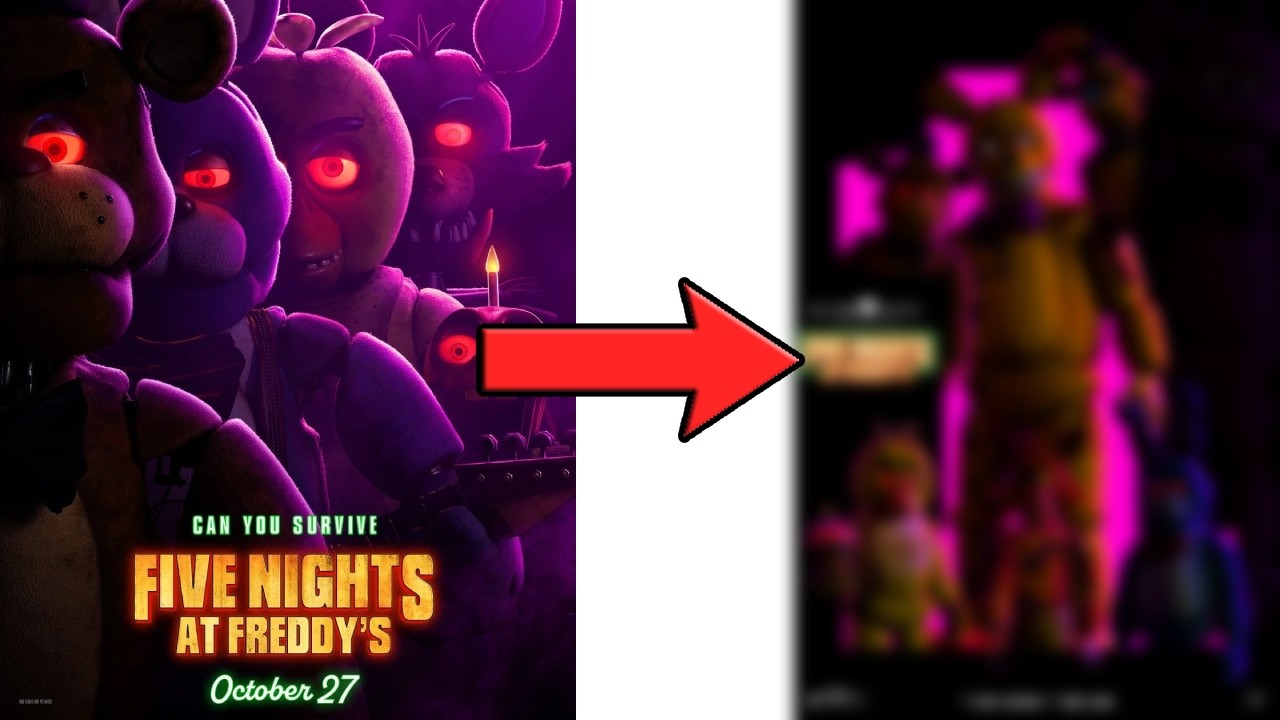 I Turned The Fnaf Movie Poster Into A Number 1 Poster!