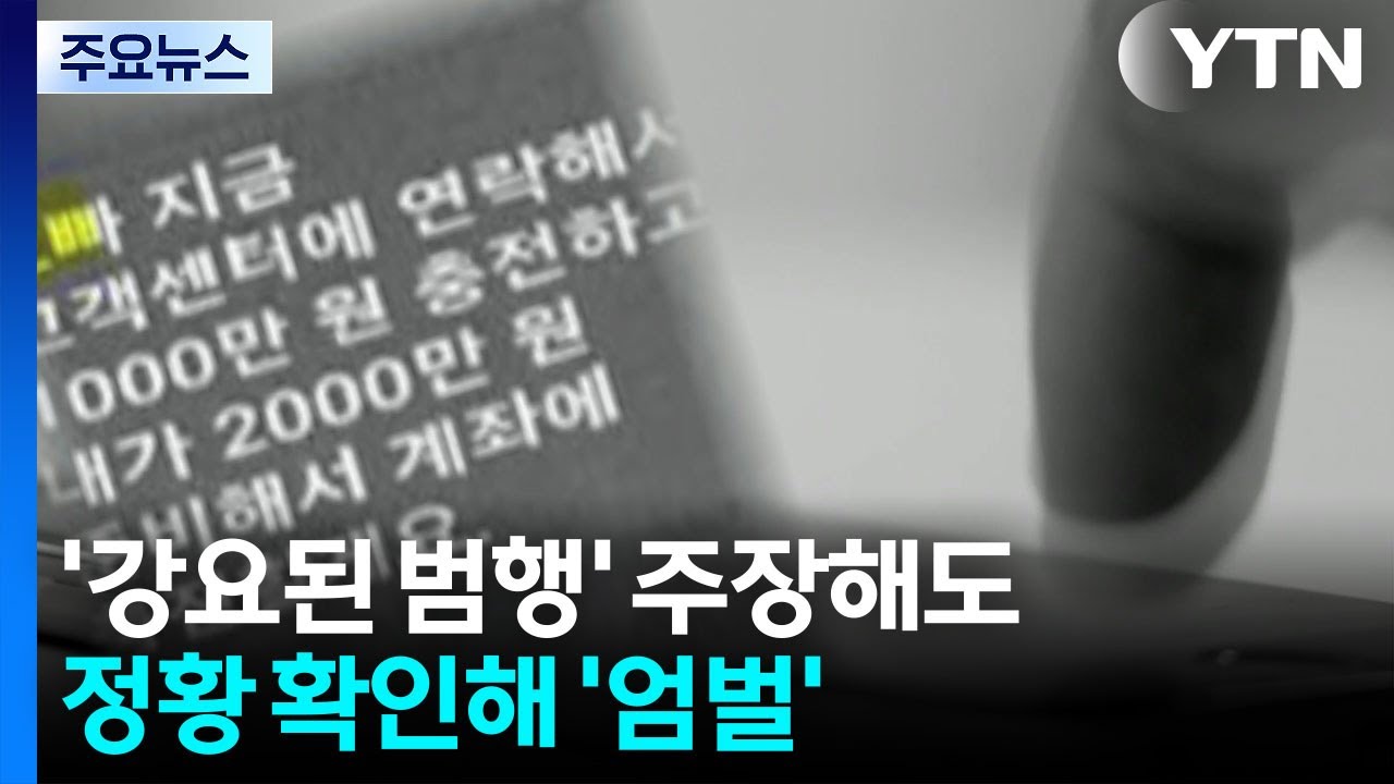 '강요된 범행' 주장해도 정황 확인해 '엄벌' / YTN