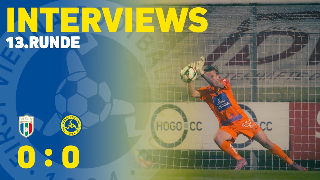 ADMIRAL 2. Liga I 12. Runde I Interviews | Hertha Wels vs. First Vienna FC 1894