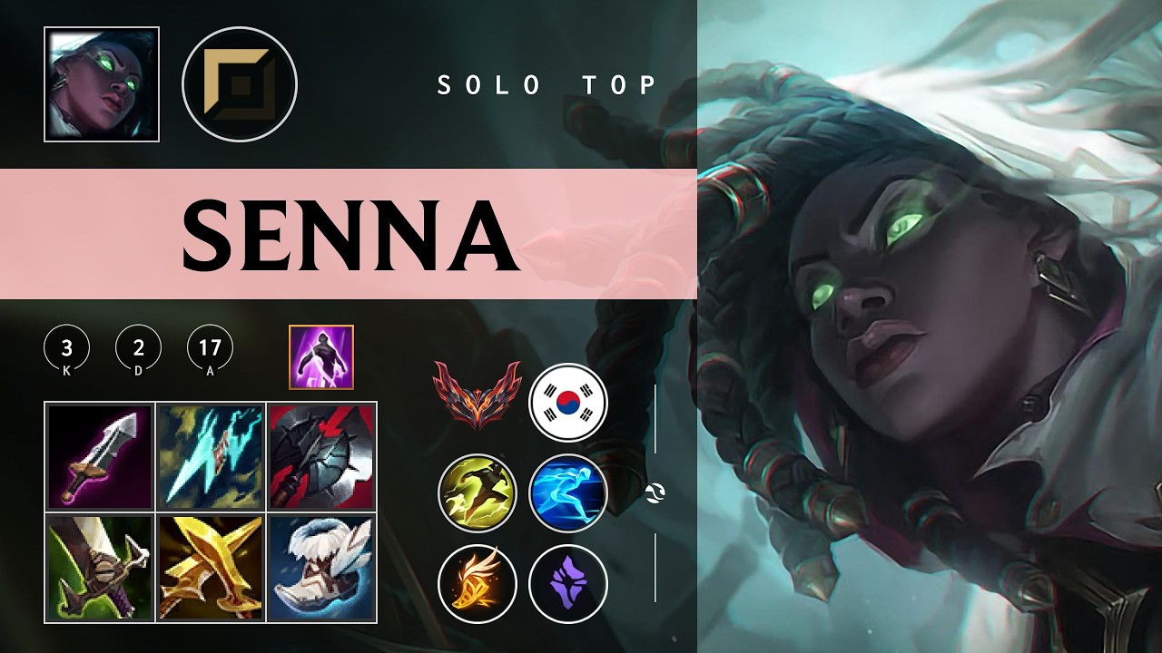 Senna Top vs Fiora - KR Grandmaster Patch 26.05
