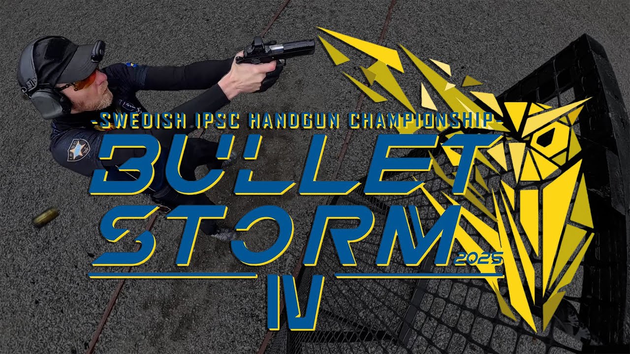 Bulletstorm IV 2025 – Swedish IPSC Handgun Championship | 35th Place in Production Optics