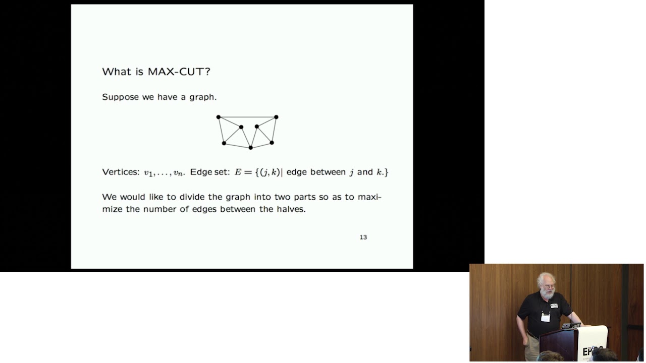 Quantum Approximate Optimization Algorithms (Peter Shor, ISCA 2018)