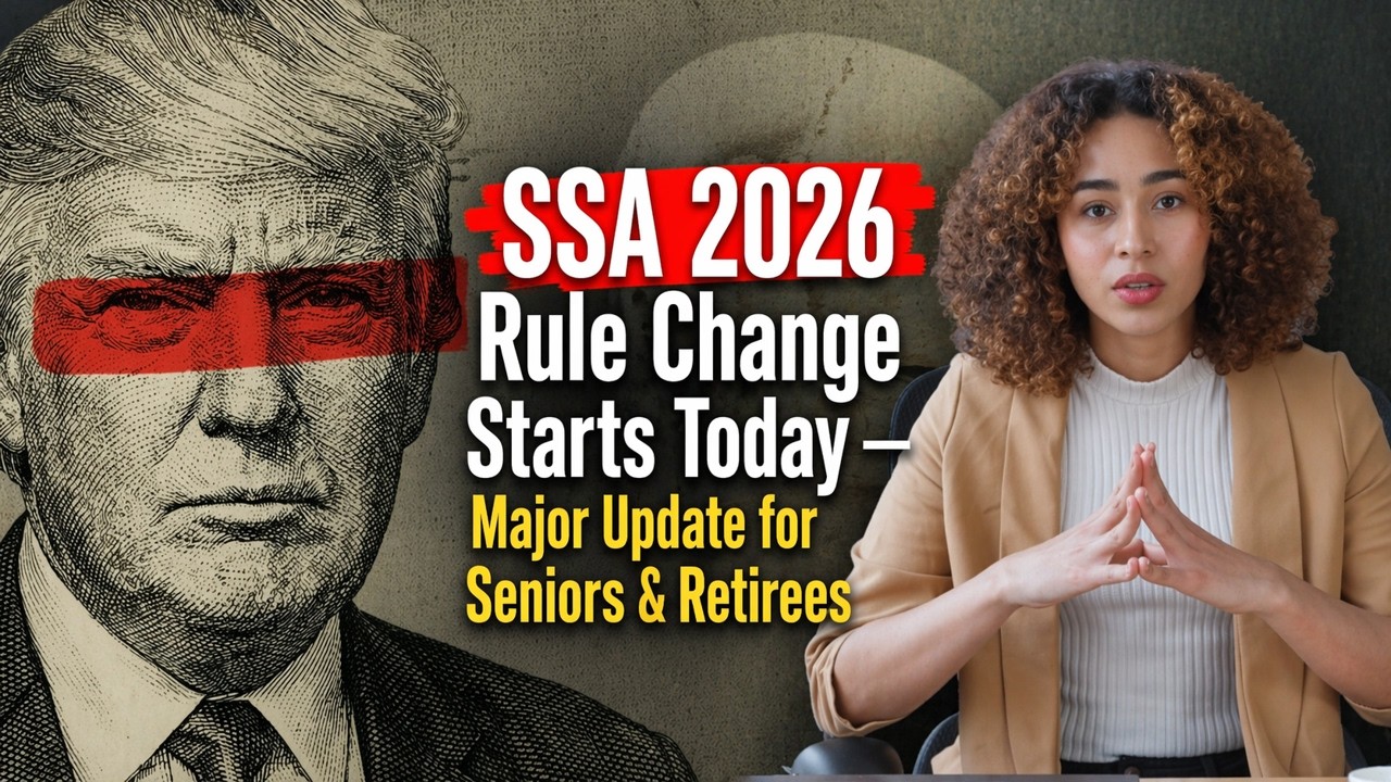 SSA 2026 Rule Change Starts Today &mdash; Major Update for Seniors & Retirees