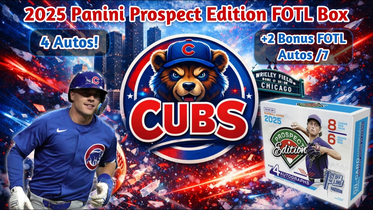 2025 Panini Prospect Edition FOTL 👀 First Look — 🔥2x Pandora Autos /7🔥 • On-Card Mojo Auto /25