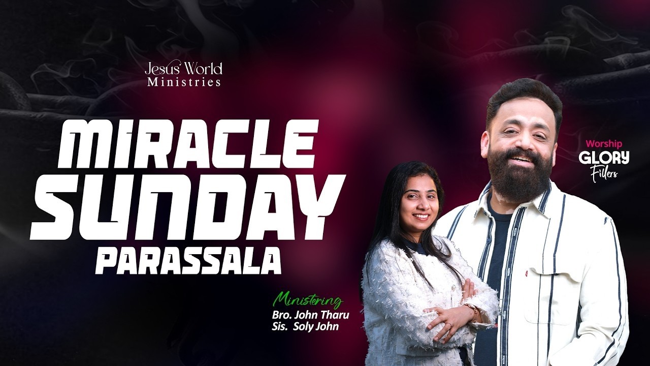 Sunday Service | TAMIL - Malayalam | Parassala | 28/06/2026 | Apostle John Tharu | Jesus World