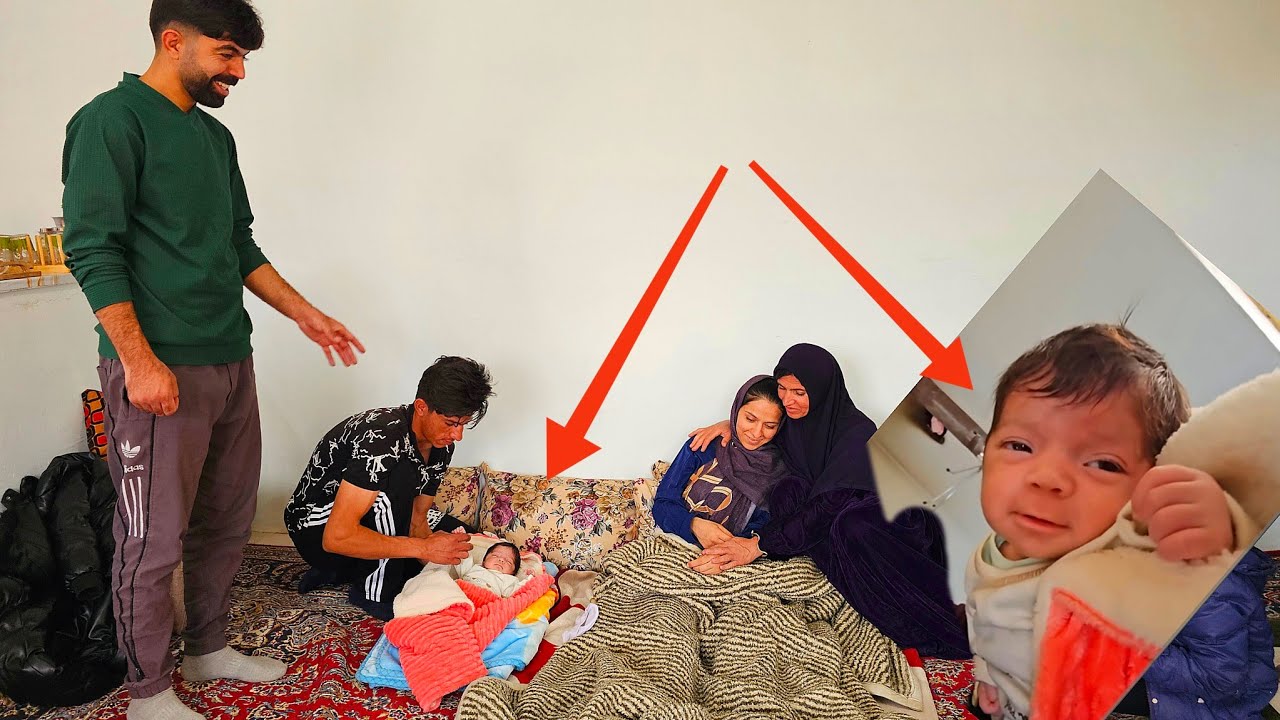 Family visit: Milad and mother went to visit Ruqyah, visiting her sister 😘😘