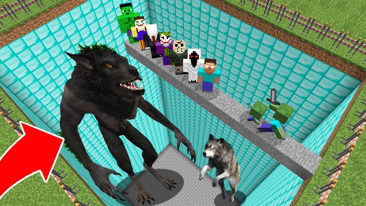 ÖLÜRSEN KURT ADAM ÇUKURUNA DÜŞERSİN! 😱 - Minecraft
