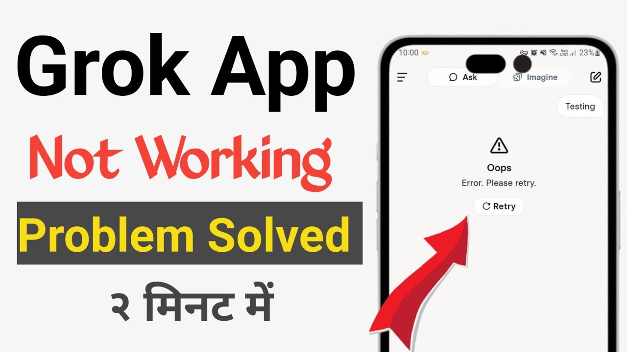 Grok not working problem | grok an error occurred problem
