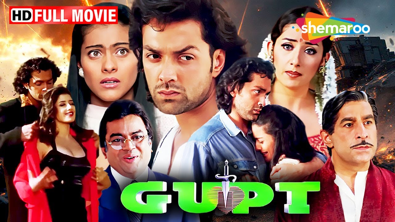 Lord Bobby Deol, Kajol & Manisha Koirala | 90s की सबसे SHOCKING Mystery Film | Gupt - HD Full Movie