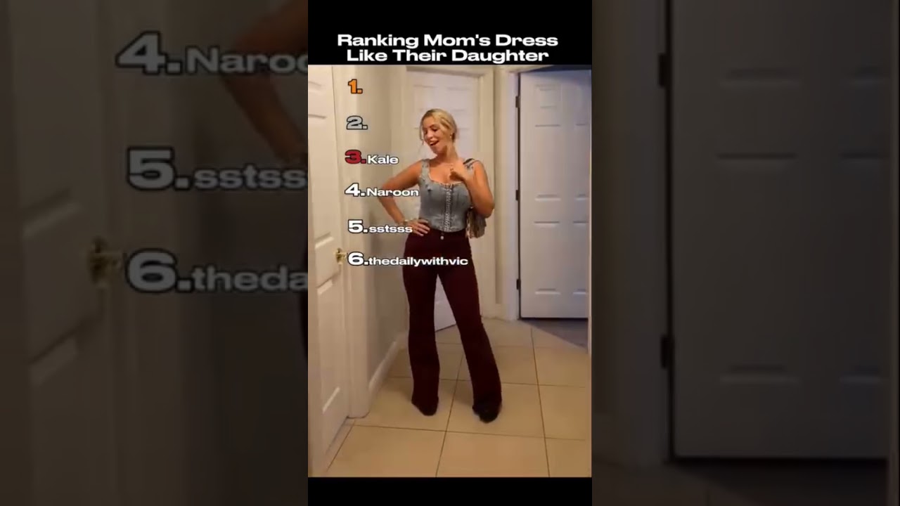Ranking Mom's Dress Like Their Daughter 🥵🔥