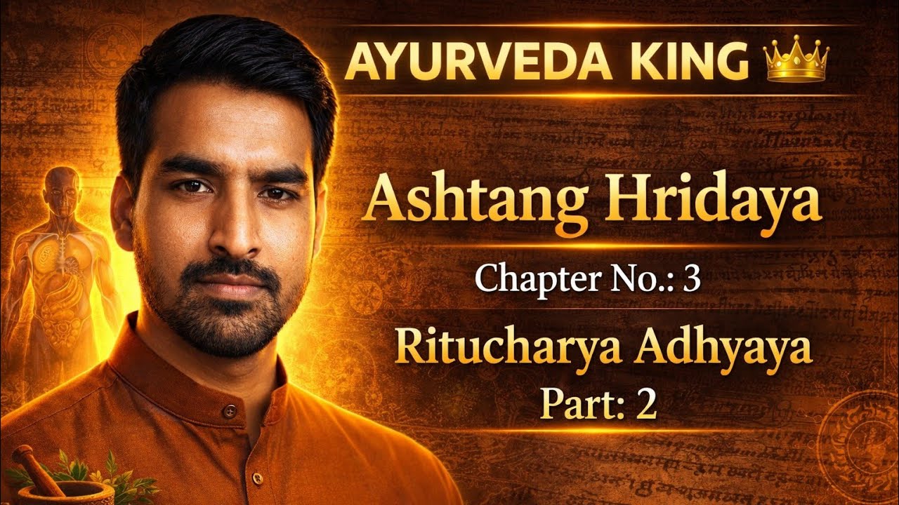 Ashtanga Hridaya Chapter 3 Ritucharya Adhyaya Part 2 | Ritucharya Adhyaya BAMS Exam Notes | BAMS