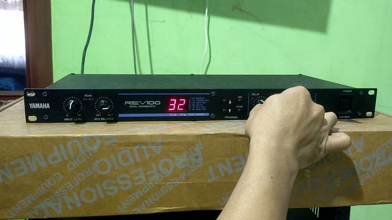 Cara Setting Efek Vocal Yamaha REV100 Super Nyessss