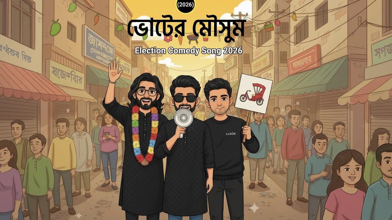 ভোটের মৌসুম - Voter Moushum | Election Comedy Song 2026 | Shariar Nishan