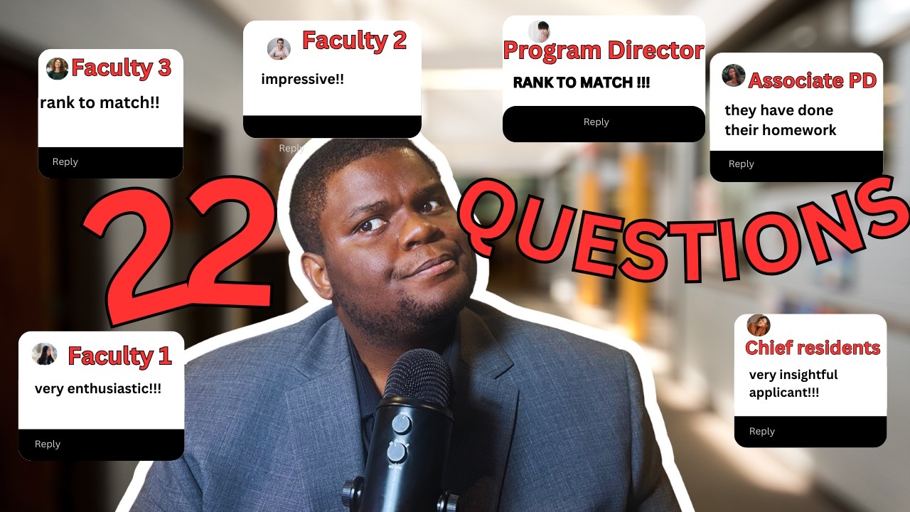 The Exact Questions That Impressed Every Program Director