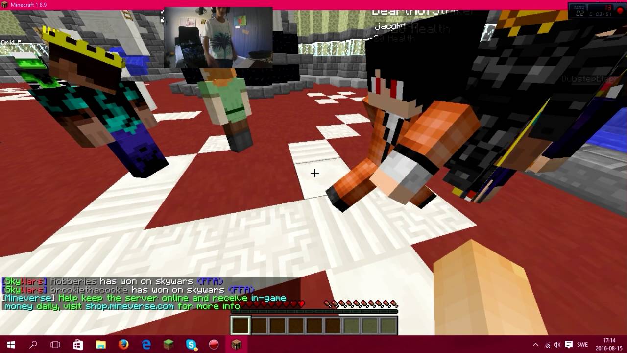 Minecraft Skywars: Chili Pulwer Challenge!!