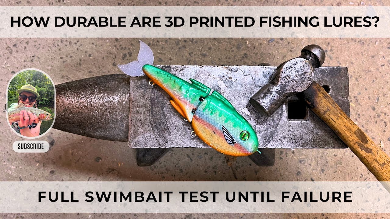 How Durable Are 3D Printed Fishing Lures? | Full Swimbait Test Until Failure