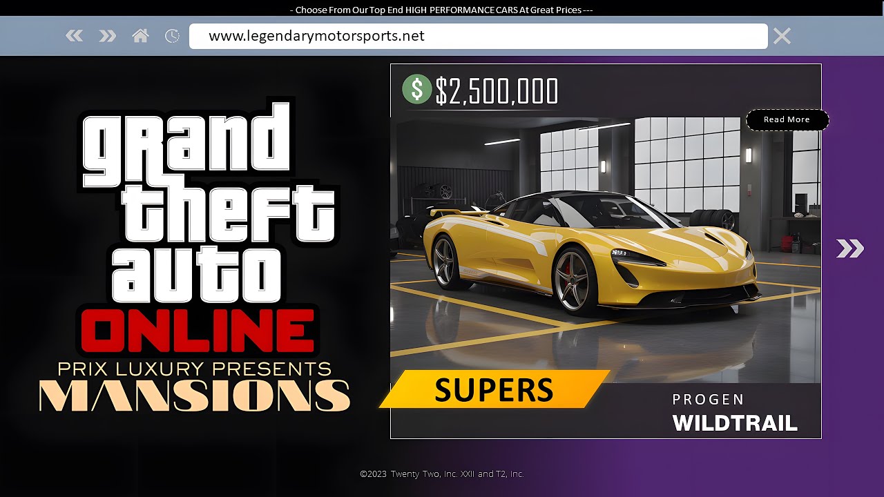 GTAO: Mansions Update Vehicle List GTA Online Prix Luxury Part 2