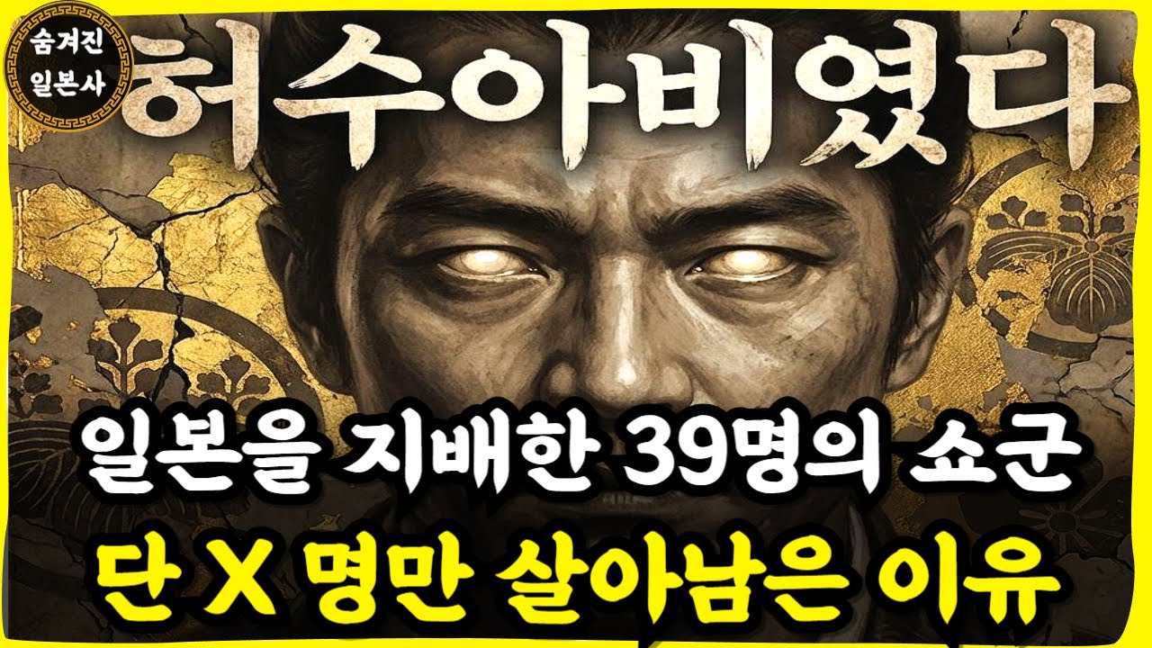 680년 일본을 지배한 39명의 쇼군, 왜 실권자는 6명뿐이었나?｜일본사 역사다큐｜숨겨진일본사