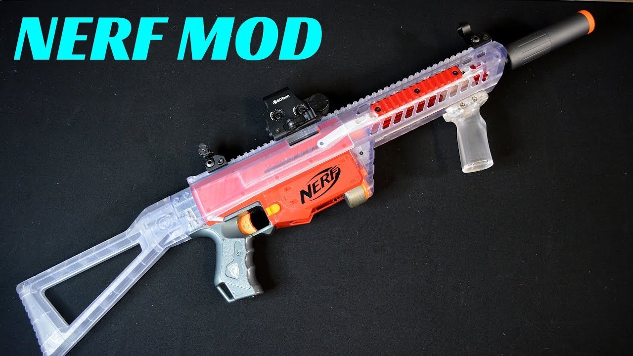 [NERF MOD] TACTICAL NERF SIG SAUER MCX CRIMSON RED STRIKE RECON (WORKER/ OMW CORE Retalicon)