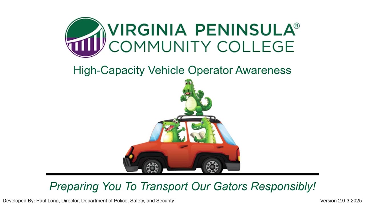 High Occupancy Passenger Vehicle Operator Awareness Course 82025