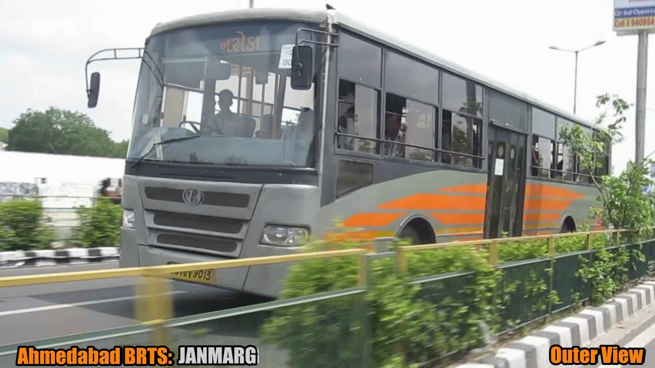 World's Best: Ahmedabad BRTS- JANMARG in Gujarat, India!