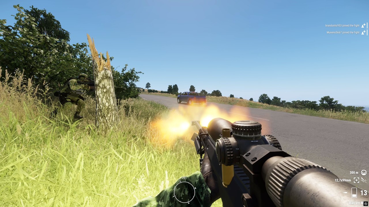 El poder del Barrett del EJERCITO MEXICANO en un servidor PVP en ARMA REFORGER