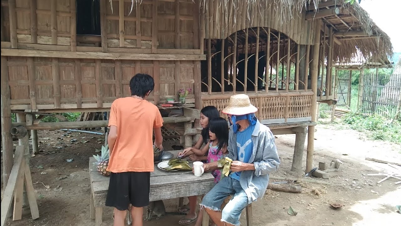 free easy meals from our backyard ginisang kulitis(amaranth)at pritong talong
