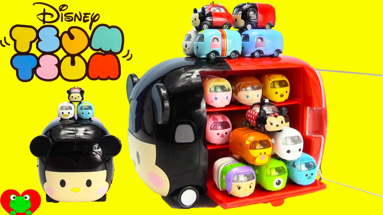 Disney Tsum Tsum Motors with Mickey Mouse Storage Case