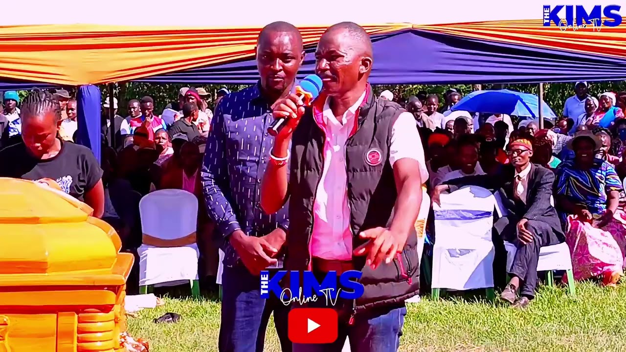 MKAMBA MJAJA FUNNY 🤣🤣🤣 JOKES  DURING THE BURIAL OF THE LATE DORCAS MBAI