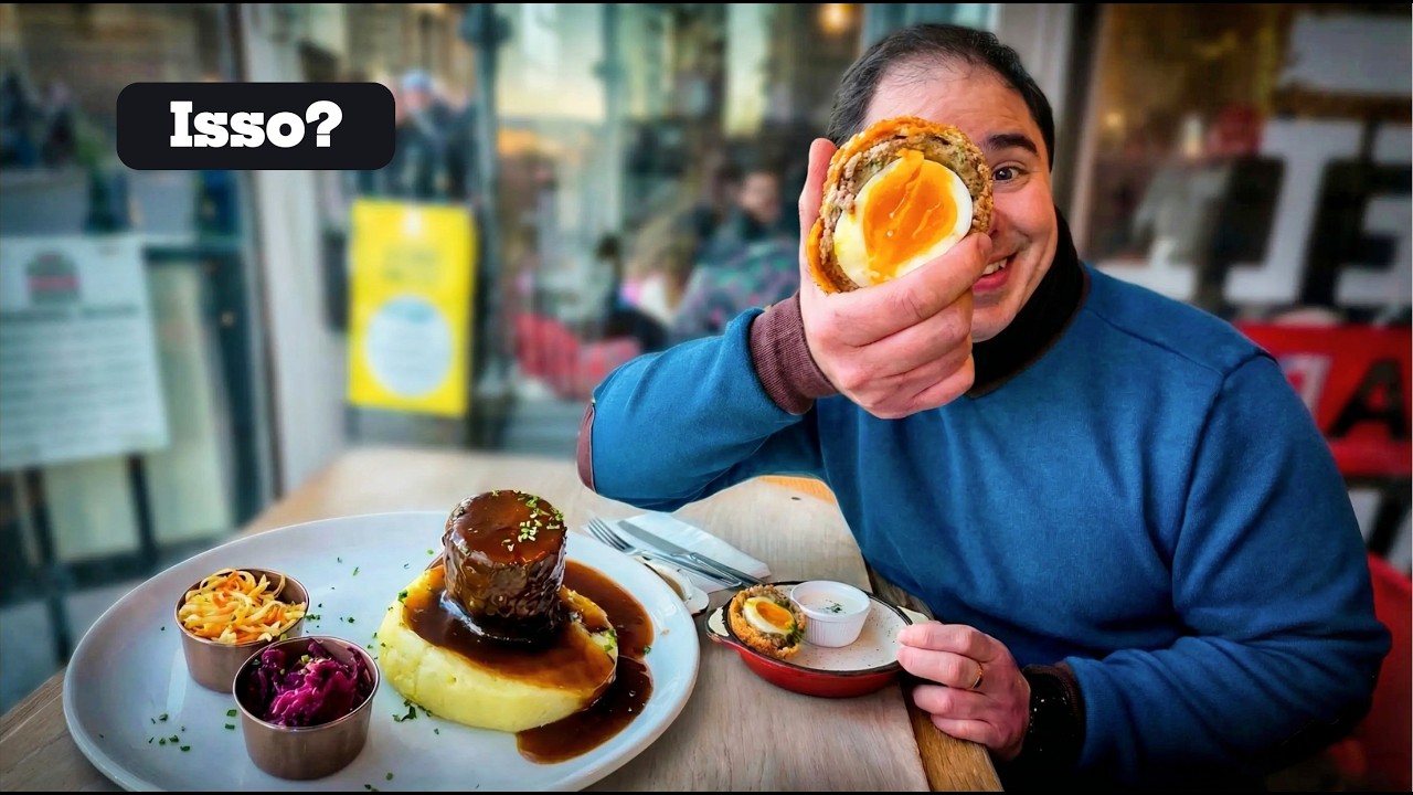 Essa comida é típica de Edimburgo… e não é nada do que você imagina.