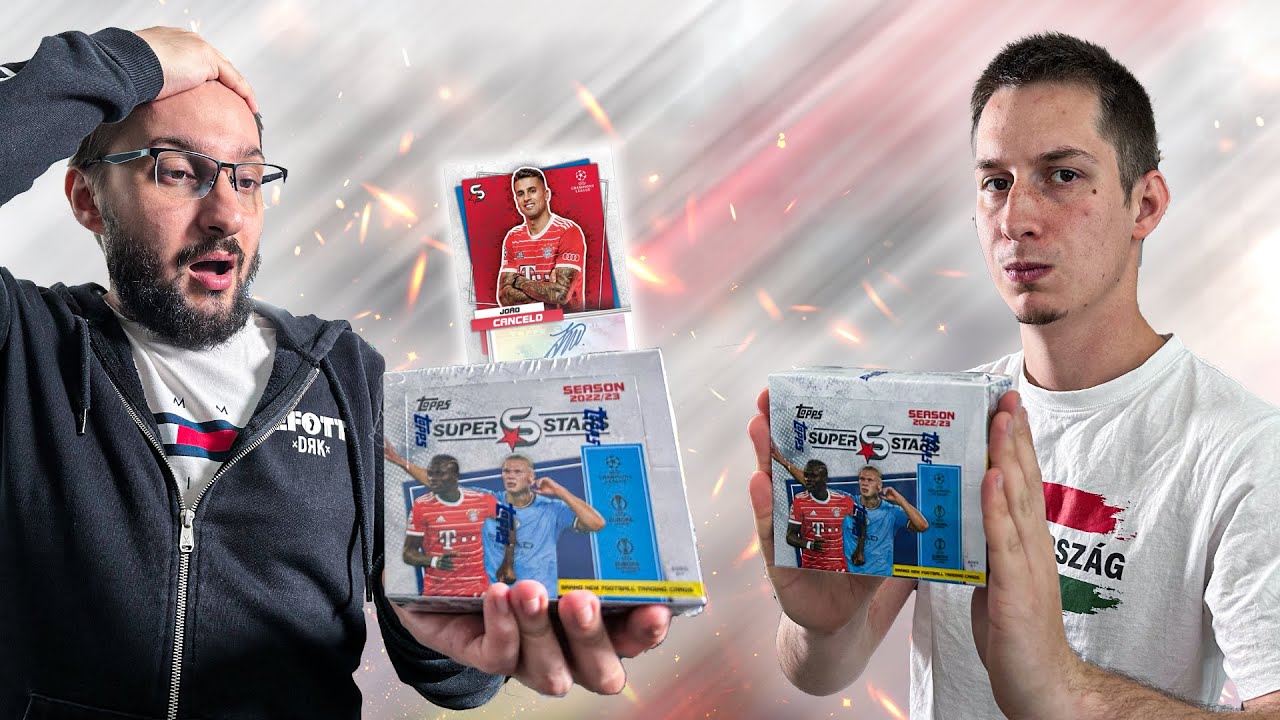 A LEGDURVÁBB BONTÁS!🤯I Topps Superstars 2022/23