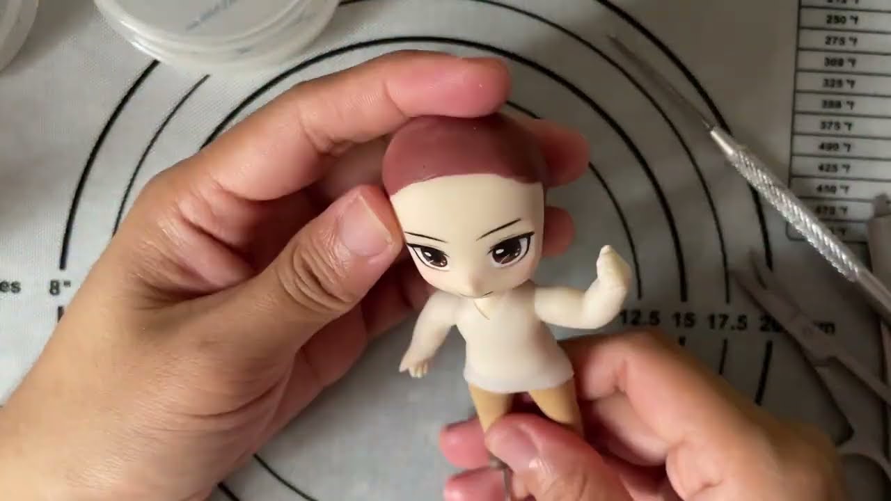I made my own cake topper │ Clay Art