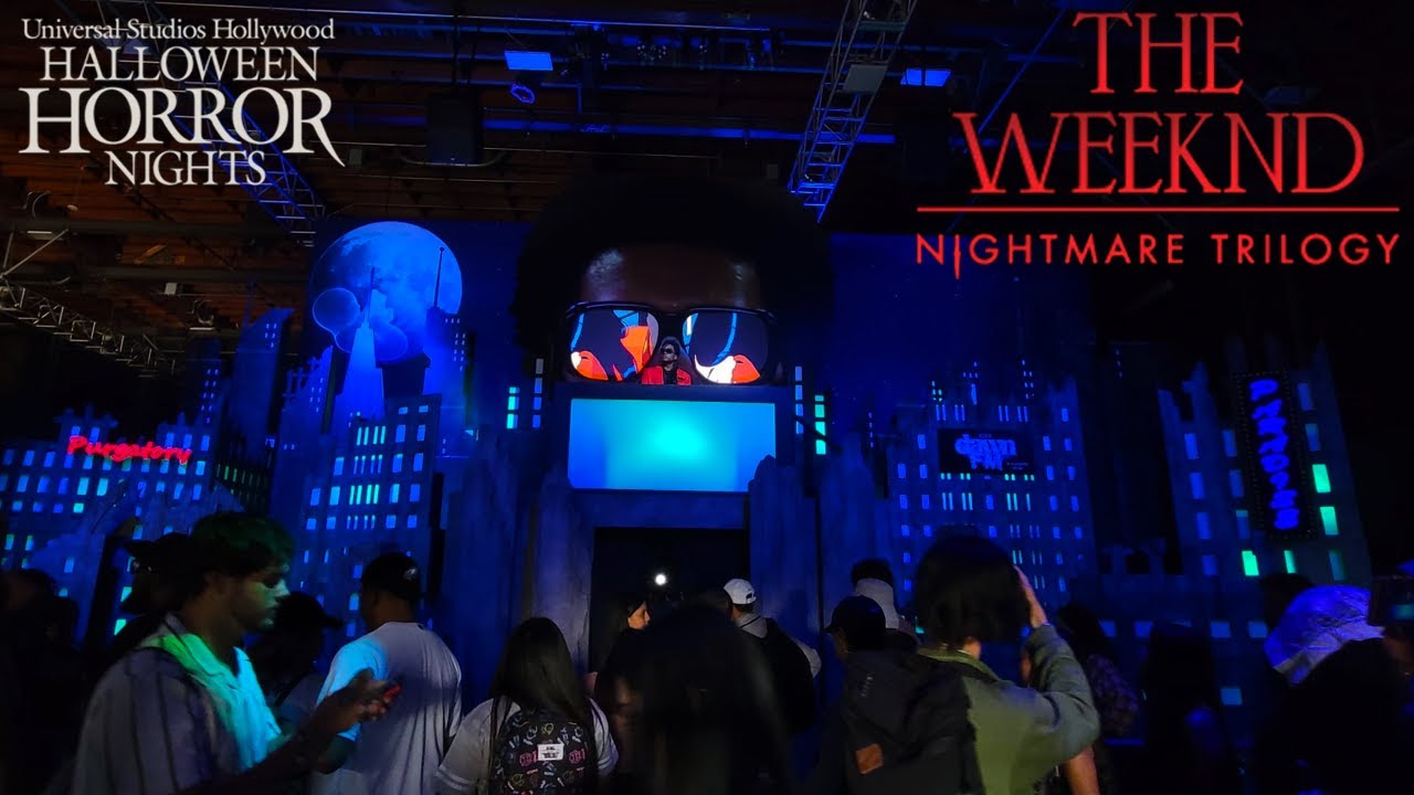 The Weeknd Nightmare Trilogy - Halloween Horror Nights 2024 - Universal Hollywood  #hhn