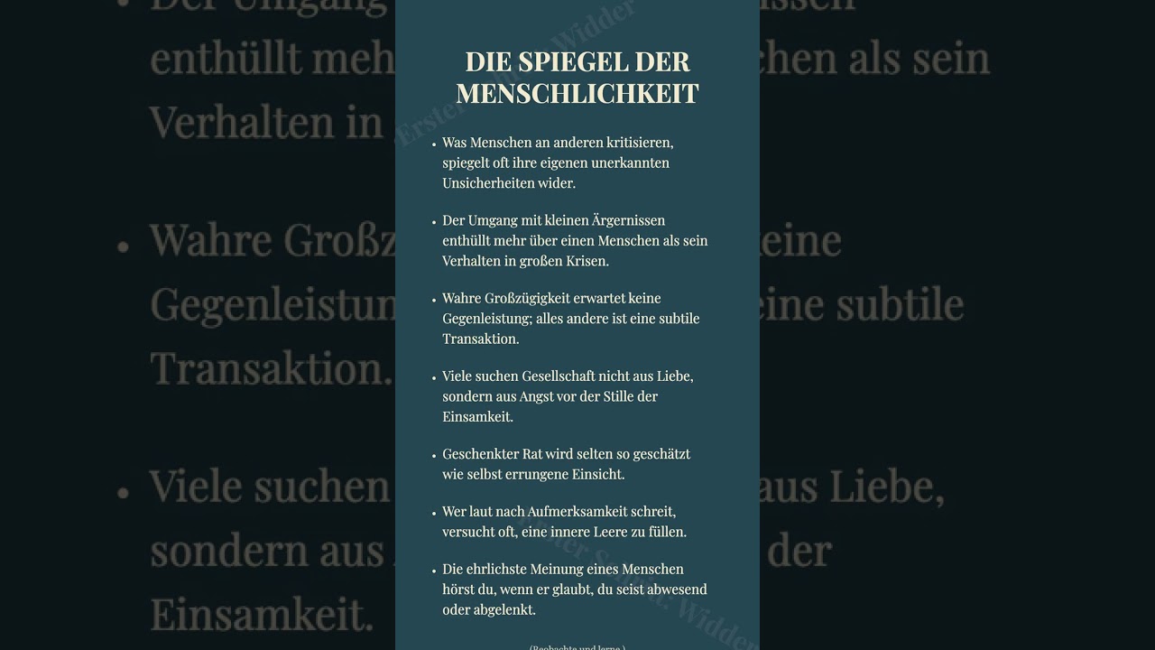 DIE SPIEGEL DER MENSCHLICHKEIT |  Tiefes Cyan & Helles Sand  Entdecke...