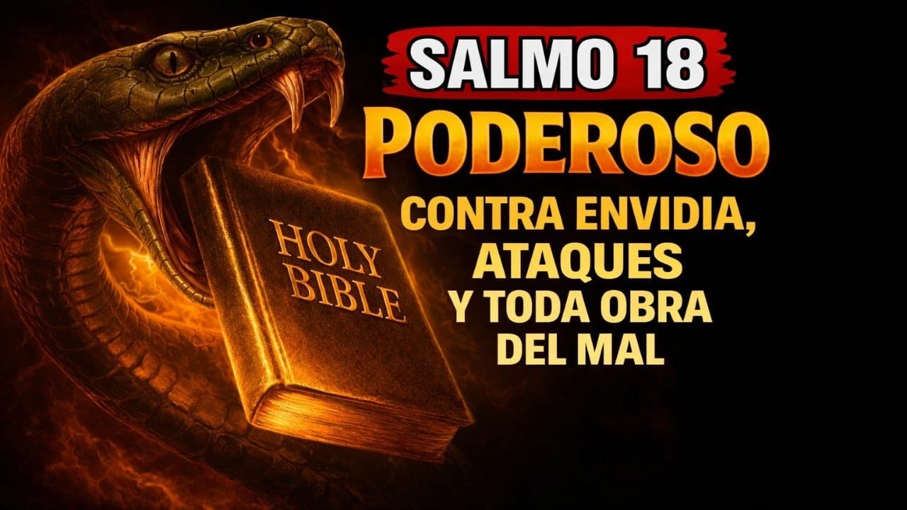 📖 SALMO 18 ORACIÓN PODEROSA PARA VENCER ENERGÍAS NEGATIVAS Y RECIBIR LIBERACIÓN