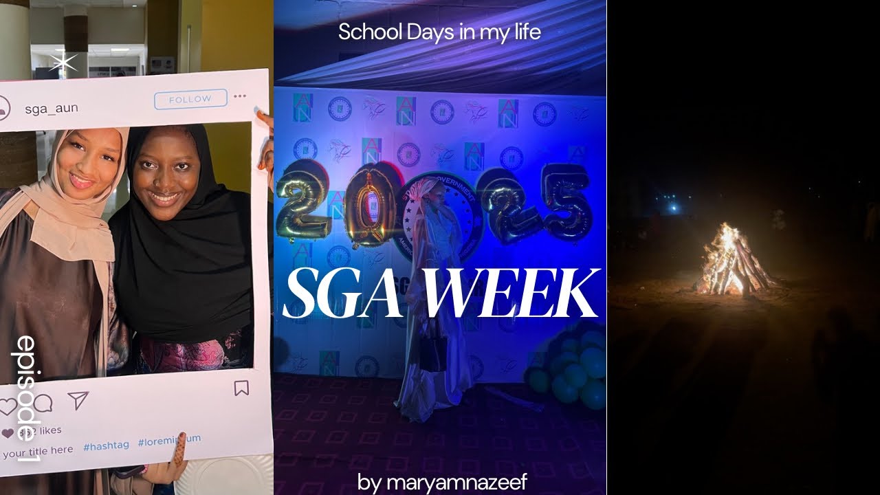 Неделя из моей студенческой жизни, SGA WEEK 2025🤍. Рисуем и пьём, жжем огонь, ужин и вечеринка.