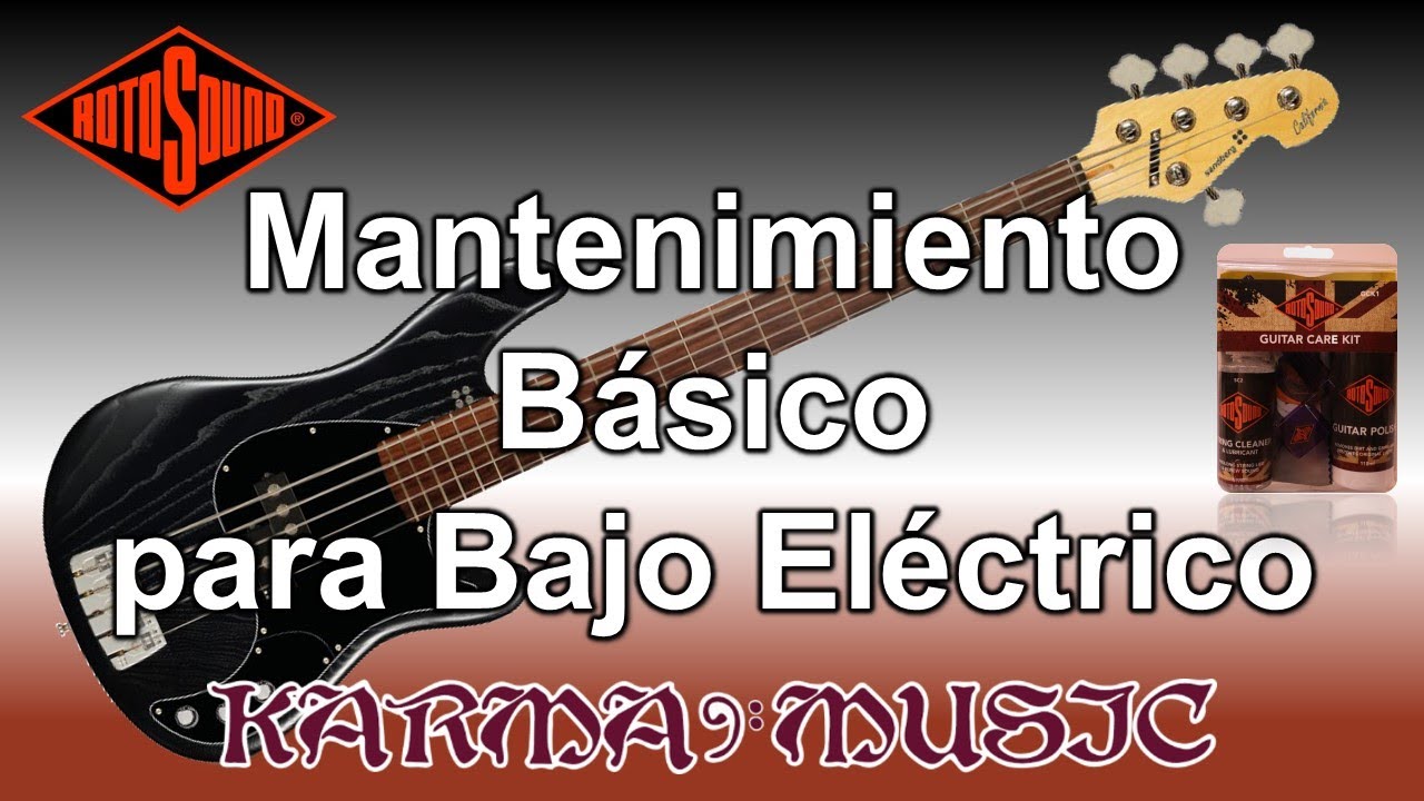Mantenimiento Básico para Bajo Eléctrico | Guitar Care Kit ROTOSOUND | Karma Music