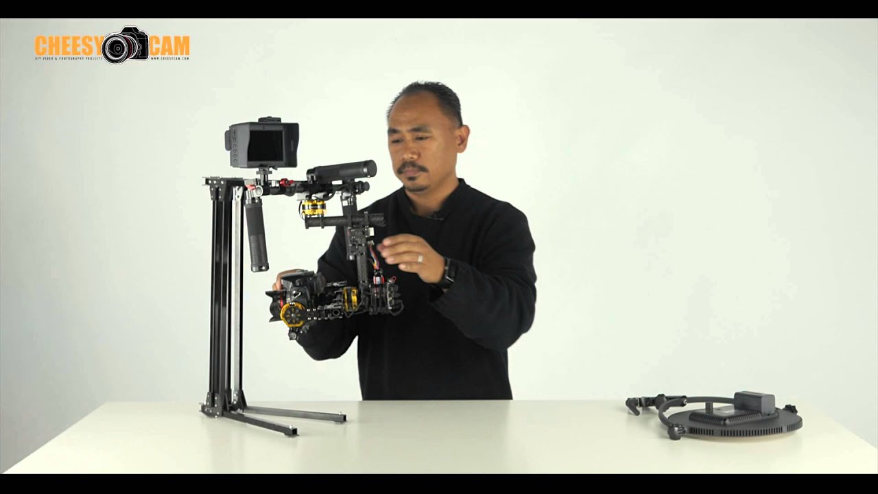 Миниатюрный 3-осевой стабилизатор для Panasonic GH4 или Sony A7s