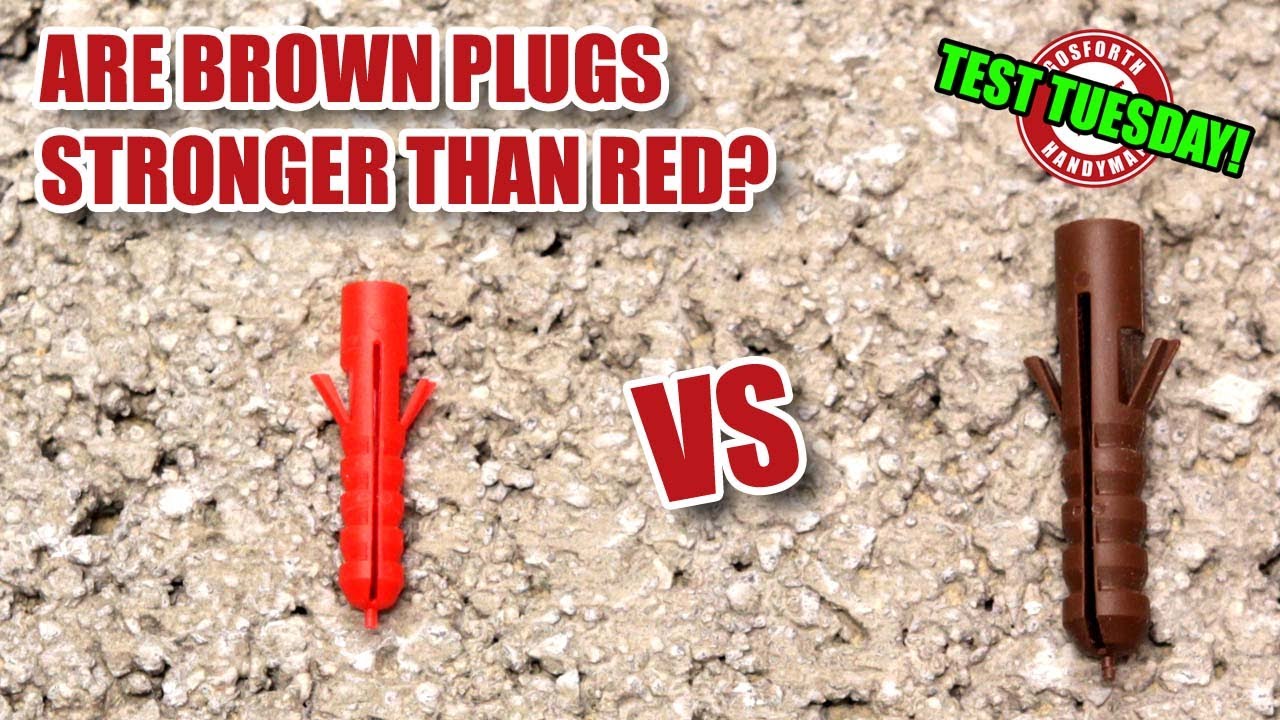 Red vs Brown WALL PLUGS
