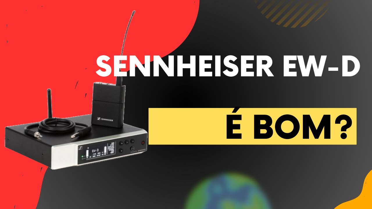 Microfone sem Fio Sennheiser EW-D em 2024 - É um bom sistema sem fio?  Como usar?